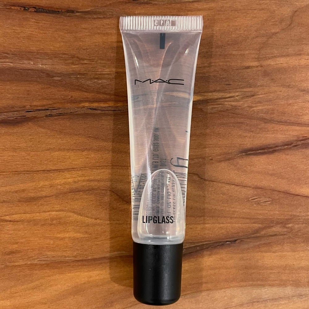 NWT MAC COSMETICS Lipglass Clear Lip Gloss Full Size .5 fl. oz. / 15 ml